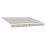 VidaXL vidaXL Awning Replacement Fabric Light Grey and White 4 x 3 m 3
