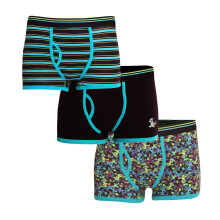 (7-8 Years, Shark) 4Kidz Boys Cotton Trunk Fit Boxers (Pack Of 3)