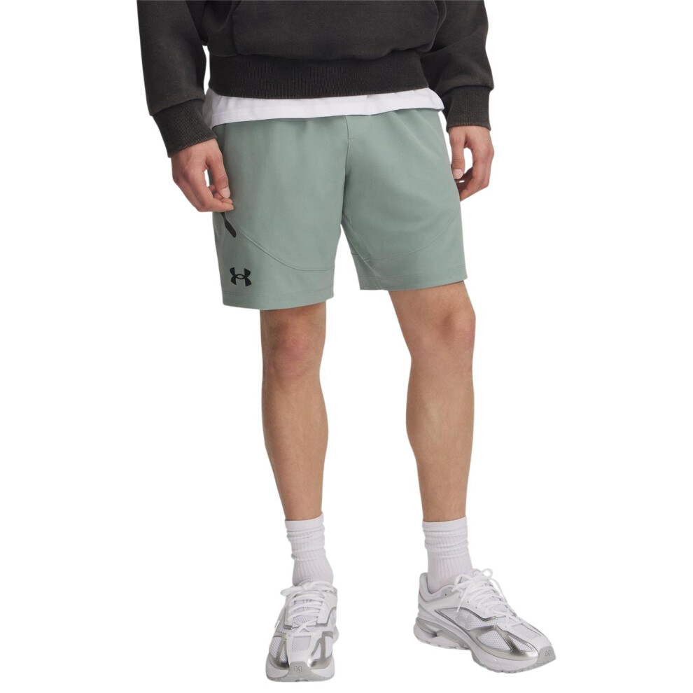 Under Armour (M, Green) Mens Unstoppable Shorts