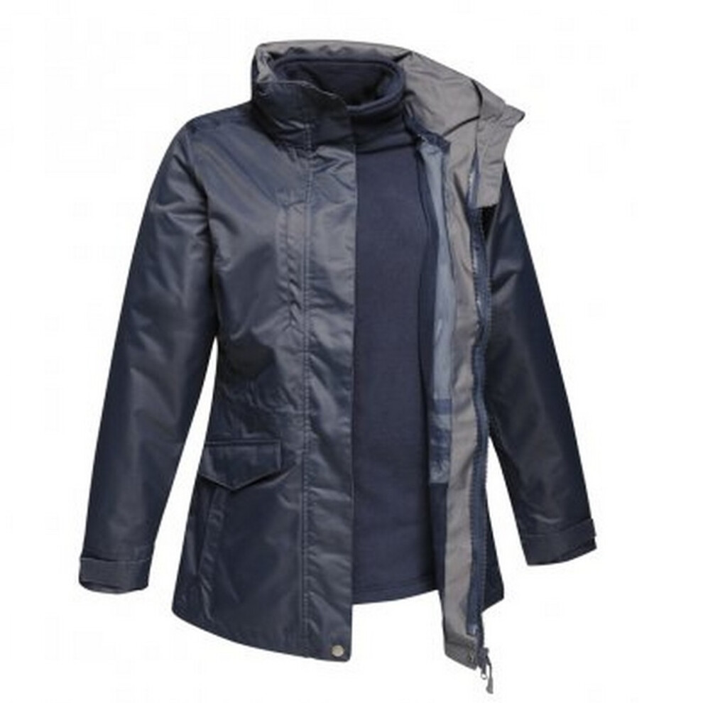 Regatta (18 Uk, Navy/Navy) Womens/Ladies Benson Iii 3-In-1 Breathable Jacket
