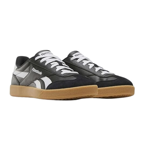 Reebok (7 UK, Black/White) Reebok Mens Smash Edge Leather Trainers