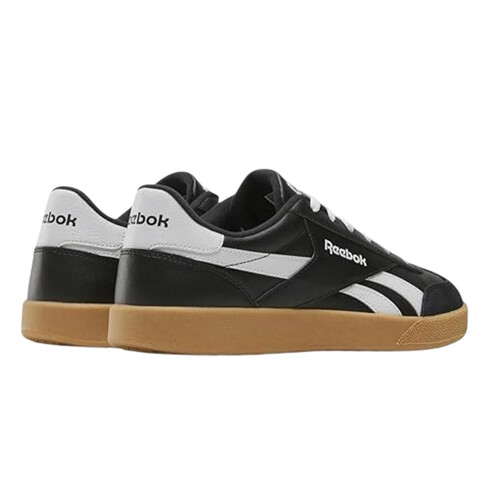 Reebok (7 UK, Black/White) Reebok Mens Smash Edge Leather Trainers 1