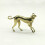 Kleine Messing Hond Ornament Tafelstuk 3