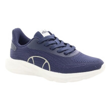 (12 UK, Navy) Ellesse Mens Como Leather Flat Trainers