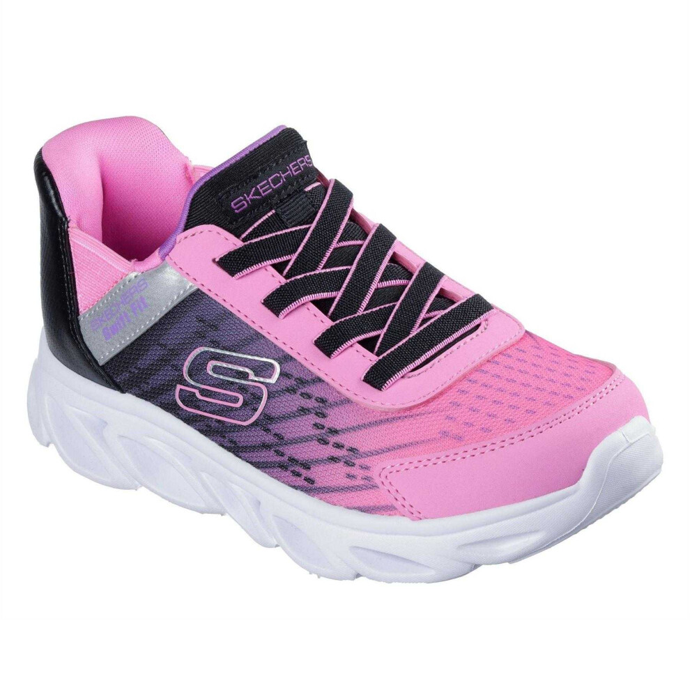 Skechers (10 Uk Child, Pink) Childrens/Kids Flex Glide Trainers