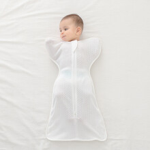 (White,S)Baby Sleep Bag With Tightlyfitted Style And Solid Color For Comfortable Rest