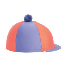 Hy Two Tone Lycra Hat Silk With Bobble