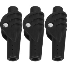 3er-Set Zeltstangenverbinder (8,5 mm) für Faltzeltstangen, Ersatzteile, Schwarz, für Outdoor-Camping und Heimwerkerprojekte