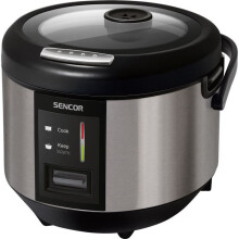 Reiskocher - Sencor - SRM 1890SS - 700-830 W - 1,8 L - Silber