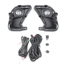 For Grand Highlander 24-25 Front Bumper LED Fog Light with Bezel Relay Wire Kit 81211-52140, 81221-52120