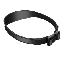 Faixa de Corte de Cabelo DIY, Curvada e Respirável, de Silicone, Guia para Cortes de Cabelo Caseiros DIY, Preta