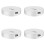 4X Zigbee Temperature and Humidity Sensor  Temperature Humidity Detector with for EWelink App Control 1
