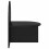 VidaXL vidaXL Bedside Table Black Oak 48 x 49 x 65 cm Engineered Wood 4