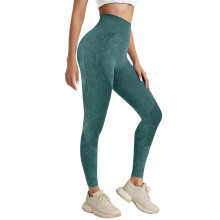 Anti Cellulite Compression 3D Leggings Women Butt-Green L