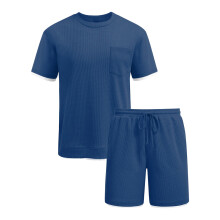 Herren-Fitness-Trainingsanzug-Set, 2-teilig,-Königsblau XXL