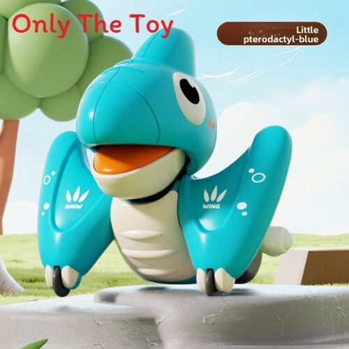 (Style1)Plastic Dinosaur Push Toy For Toddlers With Interactive Scene Simulation For Skill Enhancement