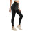 Anti Cellulite Compression 3D Leggings Women Butt-Black M 1