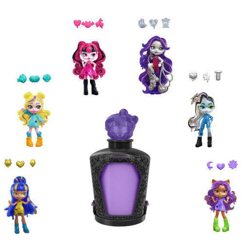 Monster High Potion Bottle with Mini Doll and Charms 1