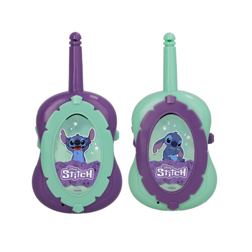 Walkie talkie per bambini a tema Stitch, set da 2 1