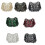 Eleganter, glitzernder, kurzer, ärmelloser Schal,-Schwarzgrün 2