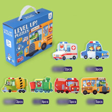 (Transport)Coleção de quebra-cabeças Dinosaur World para crianças com bolsa de armazenamento haste presente pré-escolar