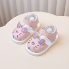 (Pink,17)Chaussures bébé bambin avec motif dessin animé et fermeture boucle à porter été