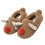 1Paar Knusse Indoor Slippers Met Antislipzool Bruin 1