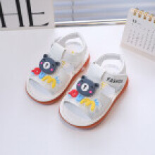 (White,16)Zapatos de paseo de verano para niños para bebés con diseño ligero cierre de cinta mágica ajustable