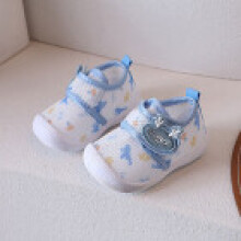 (Blue,16)Chaussures bébé maille avec son pour été jeu actif enfants semelle unisexe baskets