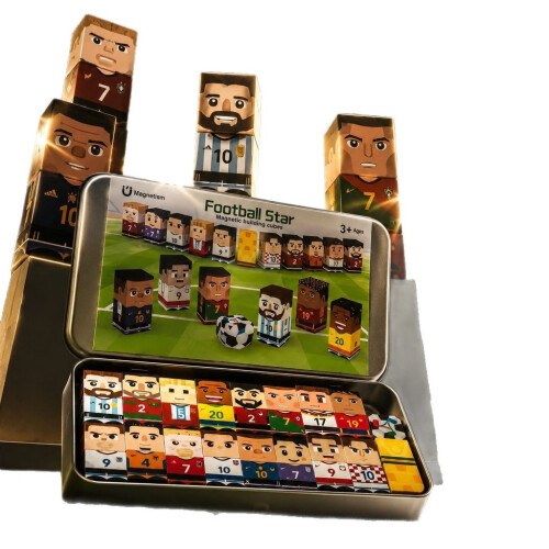 Cup Football Global Plastic Magnetic Construction Blocks Kid Creativity For 1