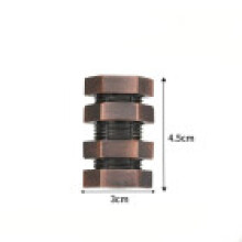 (Bronze)Juguete rompecabezas de aleación Luban Lock Kongming Lock inteligencia desbloqueo para todas las edades