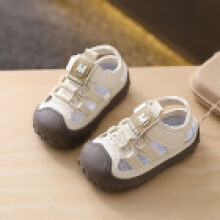 (Beige,18)Sandali estivi neonati bambini con materiale sintetico leggero regalo moda