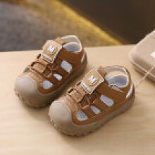 (Brown,17)Sandali estivi neonati bambini con materiale sintetico leggero regalo moda