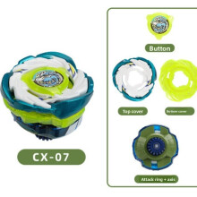(CX 07)Giroscopio de lucha de aleación robusto con accionamiento manual adecuado para niños y uso de regalo