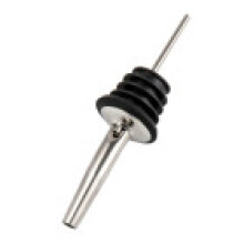 (Silver)Tappo beccuccio versatore olio vino acciaio inox multicolore per bar cucina gadget