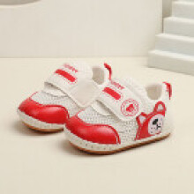(Red,15)Sandales en maille semelle souple pour bébé avec motif dessin animé pour enfants mode cadeau respirant