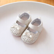 (White,14)Scarpe bambina con suola morbida e cinturino per comode passeggiate estive in