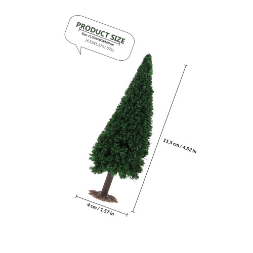 10St Model Mini Tree Plastic Mini Landschapsdecoratie 1