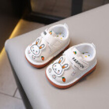 (White,17)Chaussures bébé avec semelle souple et hochet pour bambin marche mode cadeau léger