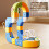 (168pcs)Kids Gravity Suspension Train Toy With Interlocking Modular Tracks For Cognitive Skills Learning Interactive 4