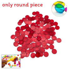 (Red(100pcs)) Science Magnetic Discs Toys For Kids Educational And Brain Games Boosting