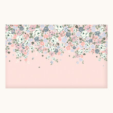 Cath Kidston Clifton Floral Pink Made to Order Fixed Size Mural | Wallpaper Roll