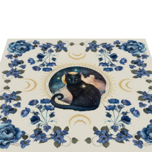 Tarot Card Tablecloth, Fortune Telling Card Mat, Board Game Cloth Mat, Board Game Decoration Tableclot B