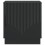 VidaXL vidaXL Bedside Table Black 43 x 34.5 x 47 cm Engineered Wood 5