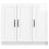 VidaXL vidaXL Sideboard High Gloss White 89 x 34.5 x 77 cm Engineered Wood 2