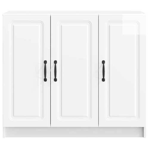 VidaXL vidaXL Sideboard High Gloss White 89 x 34.5 x 77 cm Engineered Wood 1