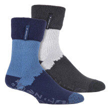 (6-11, Robin) Heat Holders - Heat Holders - 2 Paar Herren Thermo-Bettsocken Warm Weich Winter