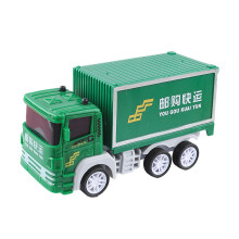 Jouet éducatif en plastique camion cargo avec mécanisme de rebond pour tout-petits enfants et