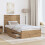 VidaXL vidaXL Bettrahmen Artisan-Eiche 100 x 200 cm Holzwerkstoff 3