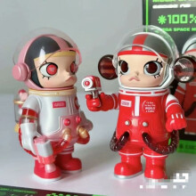 (Cola)Juguete coleccionable de PVC serie Space Molly con diseño de apariencia de dibujos animados ventiladores para